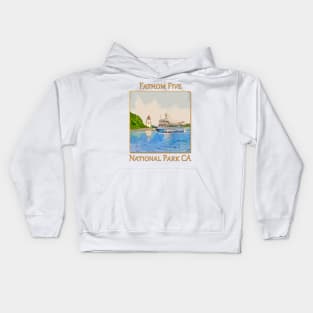 Fathom Five National Park Ontario Canada - WelshDesigns Kids Hoodie